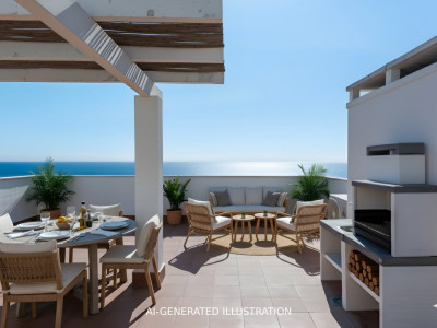 Superb penthouse with huge terraces and panoramic sea views - Doña Julia Golf