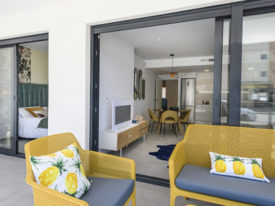 Apartament 3 dormitoare complet mobilat in Residencial SEAGARDENS, Campoamor