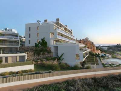 Apartment with garden, terrace and sea view in the new project AIRE, Cancelada